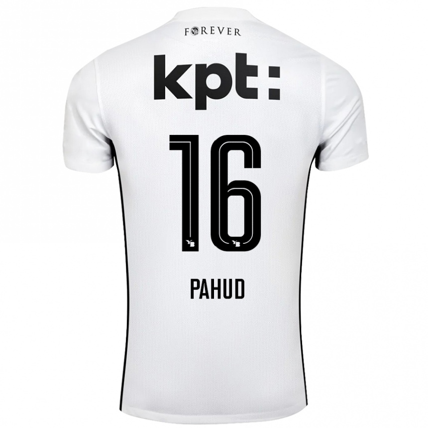 Mujer Fútbol Camiseta Ciril Pahud #16 Blanco Negro 2ª Equipación 2024/25