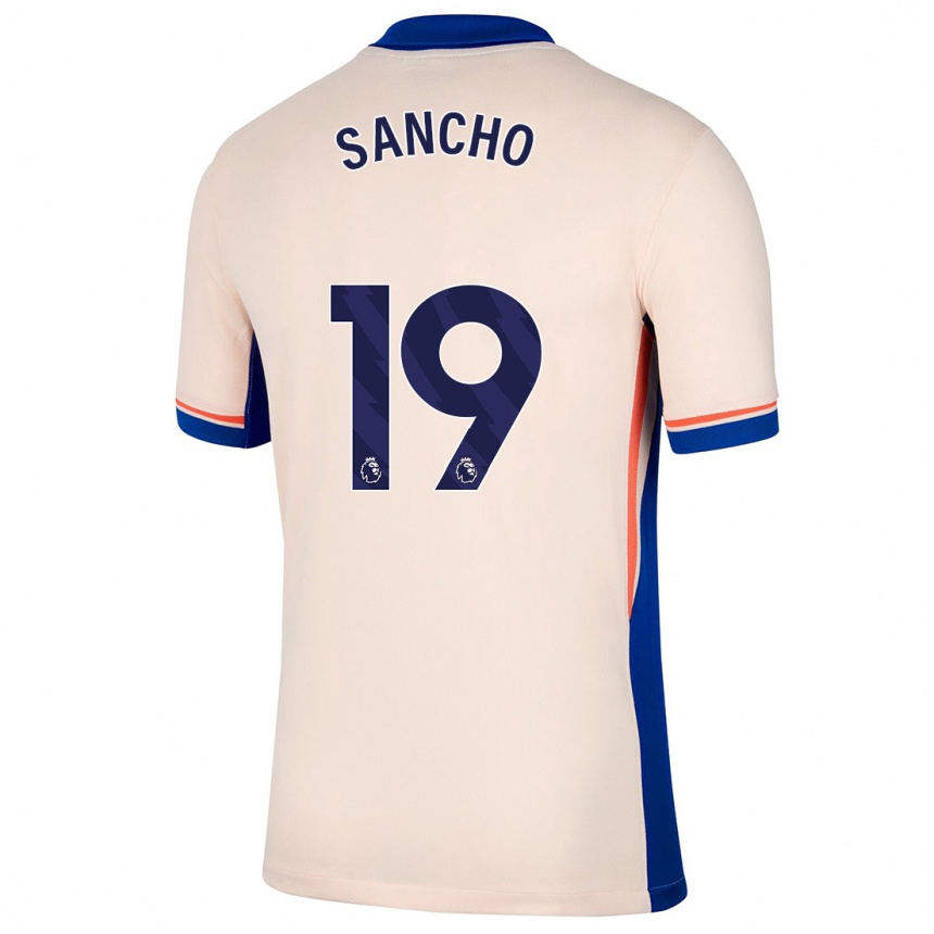 Niño Fútbol Camiseta Jadon Sancho #19 Beige Claro 2ª Equipación 2024/25