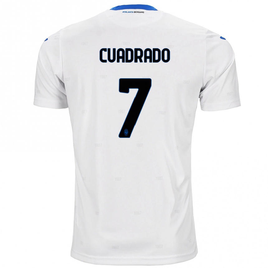 Niño Fútbol Camiseta Juan Cuadrado #7 Blanco 2ª Equipación 2024/25