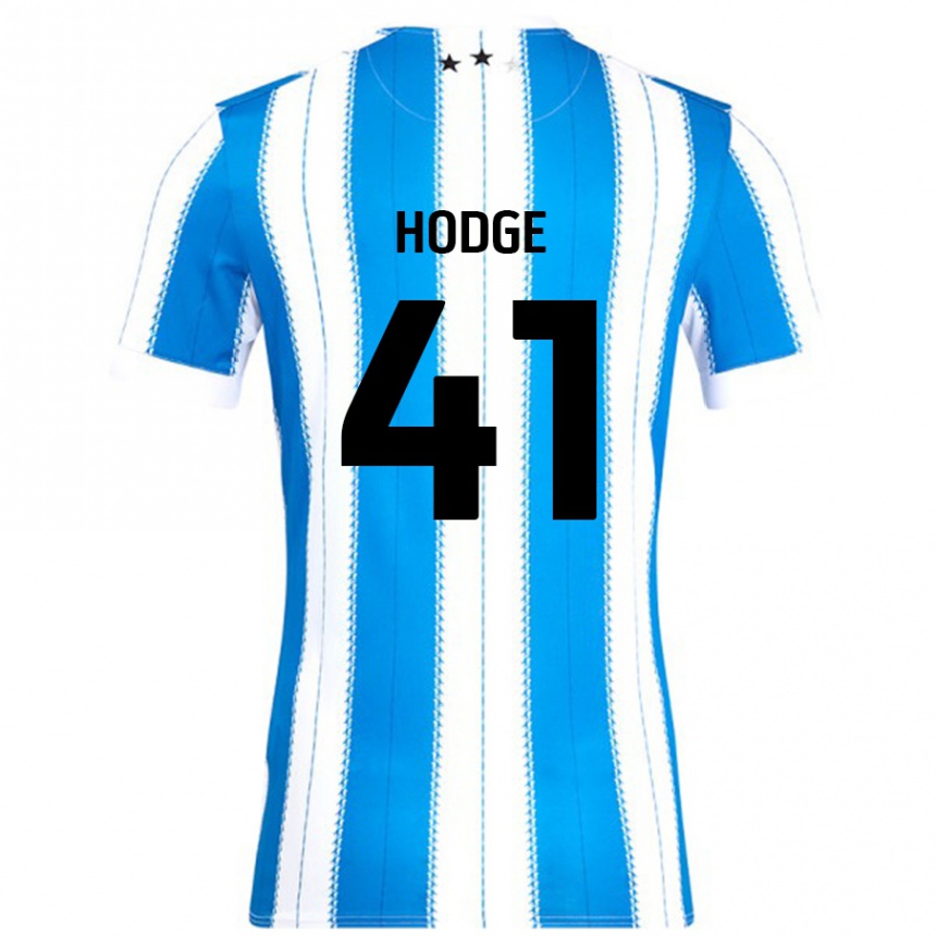 Niño Fútbol Camiseta Joe Hodge #41 Azul Blanco 1ª Equipación 2024/25