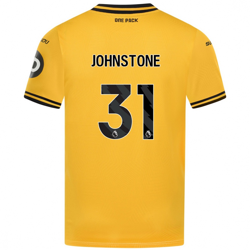 Niño Fútbol Camiseta Sam Johnstone #31 Amarillo 1ª Equipación 2024/25