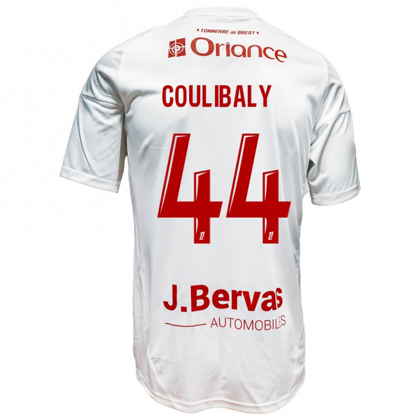 Niño Fútbol Camiseta Soumaila Coulibaly #44 Blanco Rojo 2ª Equipación 2024/25