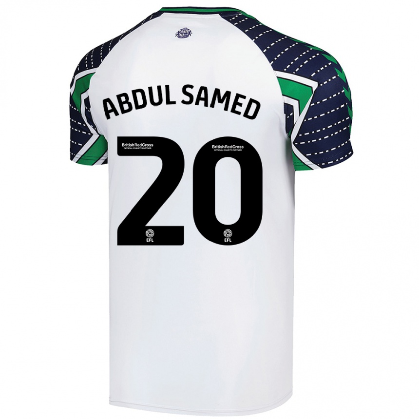 Niño Fútbol Camiseta Salis Abdul Samed #20 Blanco 2ª Equipación 2024/25