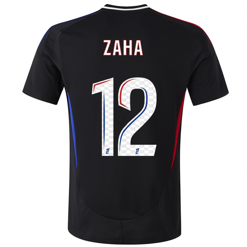 Niño Fútbol Camiseta Wilfried Zaha #12 Negro 2ª Equipación 2024/25