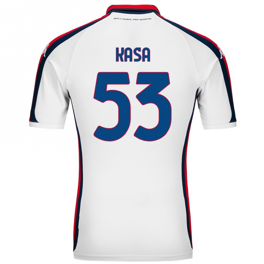 Niño Fútbol Camiseta Lior Kasa #53 Blanco 2ª Equipación 2024/25