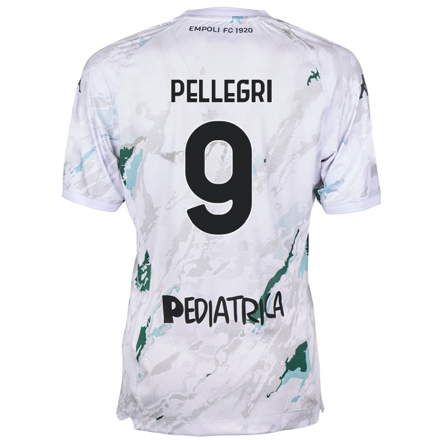 Niño Fútbol Camiseta Pietro Pellegri #9 Gris 2ª Equipación 2024/25