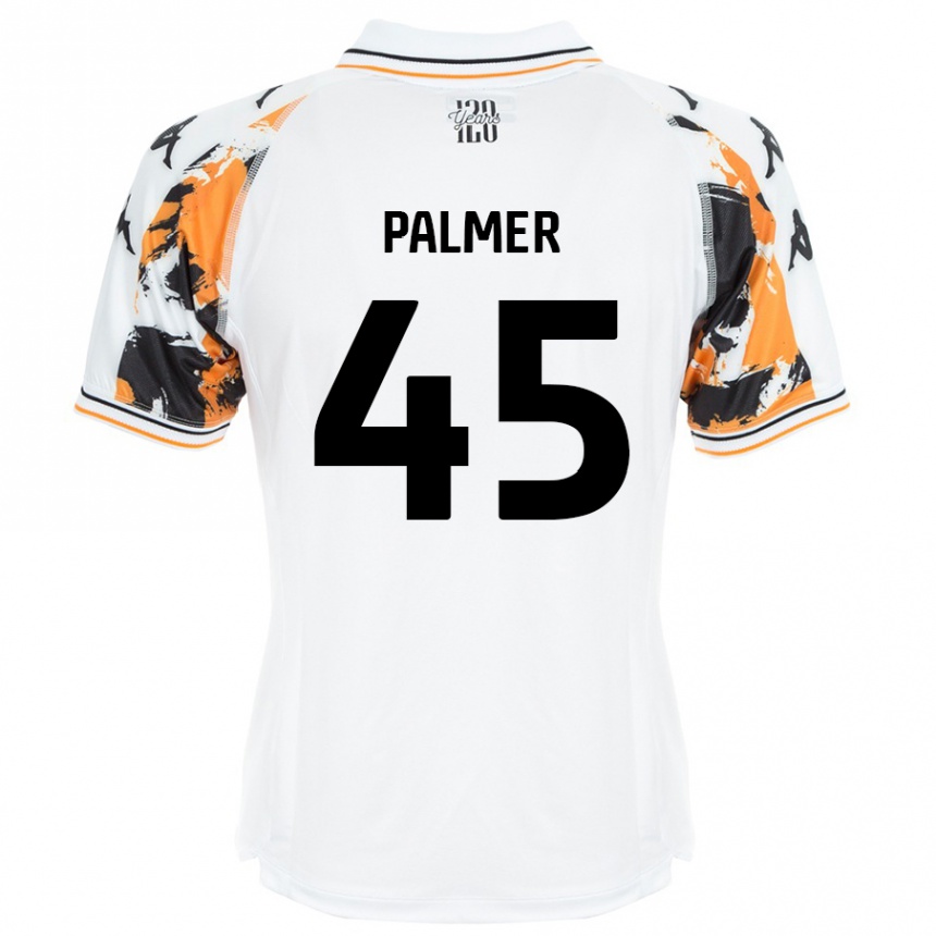 Niño Fútbol Camiseta Kasey Palmer #45 Blanco 2ª Equipación 2024/25