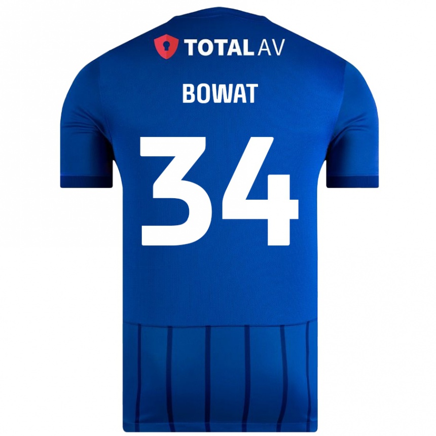 Niño Fútbol Camiseta Ibane Bowat #34 Azul 1ª Equipación 2024/25