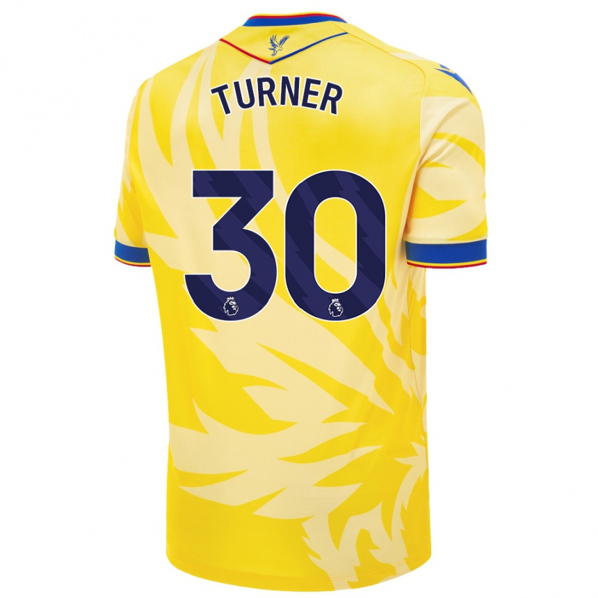 Niño Fútbol Camiseta Matt Turner #30 Amarillo 2ª Equipación 2024/25