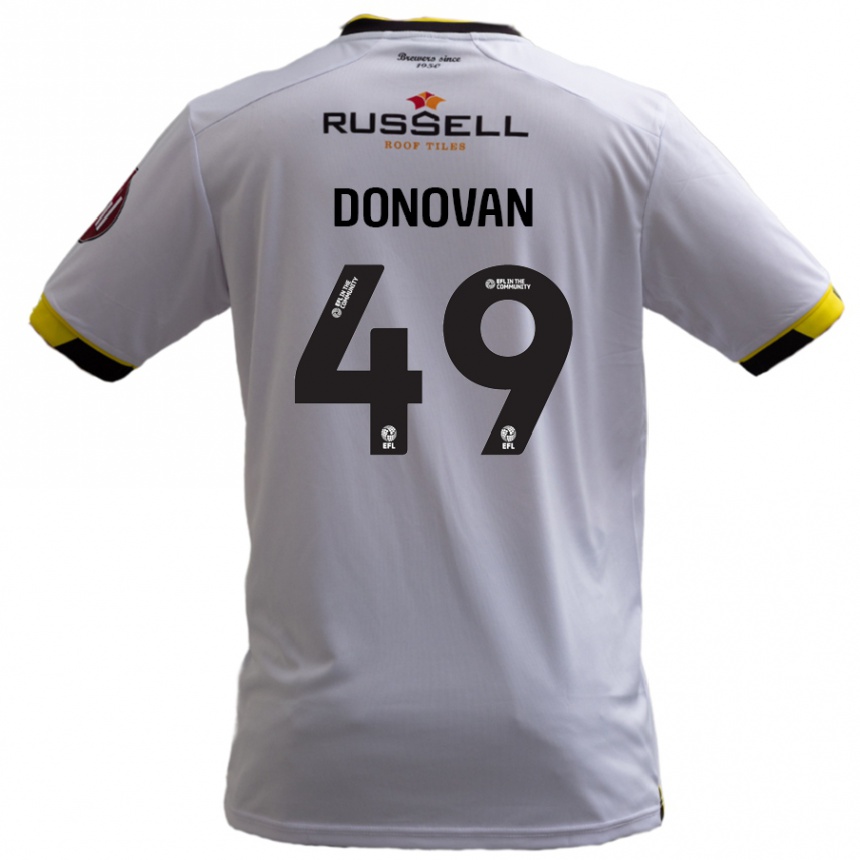 Niño Fútbol Camiseta Romelle Donovan #49 Blanco 2ª Equipación 2024/25