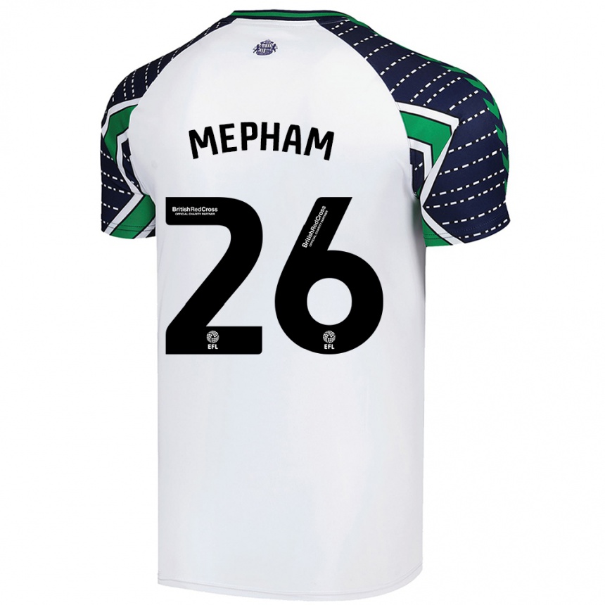 Niño Fútbol Camiseta Chris Mepham #26 Blanco 2ª Equipación 2024/25