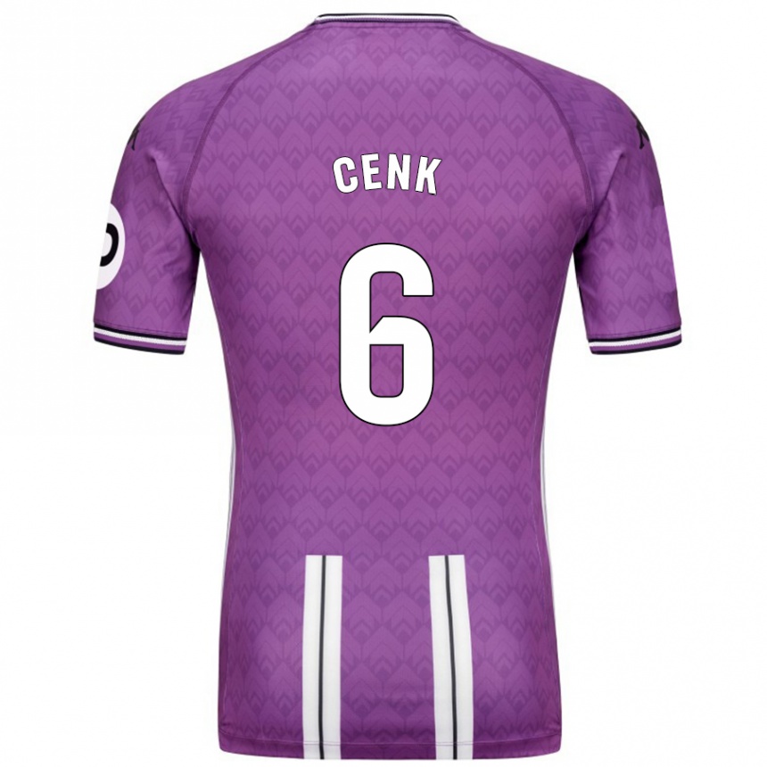 Hombre Fútbol Camiseta Cenk Ozkacar #6 Púrpura Blanco 1ª Equipación 2024/25